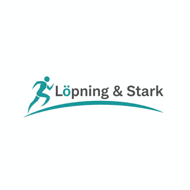 Löpning & Stark logotyp