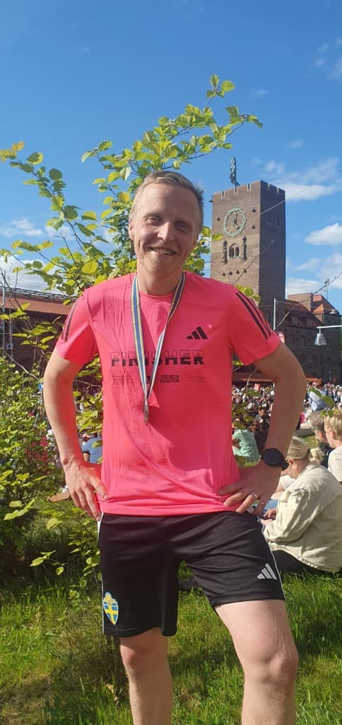 Löpare efter genomförd mara – ett personligt bevis på struktur och uthållighet